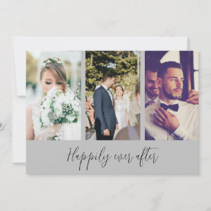 Cartão De Agradecimento Feliz Dia Após Casamento Fotográfico Obrigado