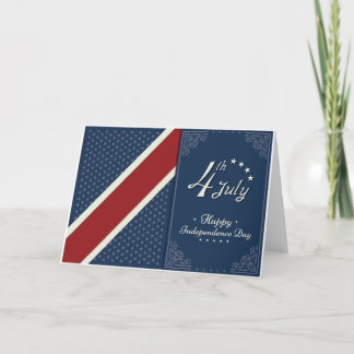 Cartão De Agradecimento Feliz Dia da Independência América