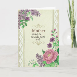 Cartão De Agradecimento Feliz Dia das Mães para o coração da nossa família