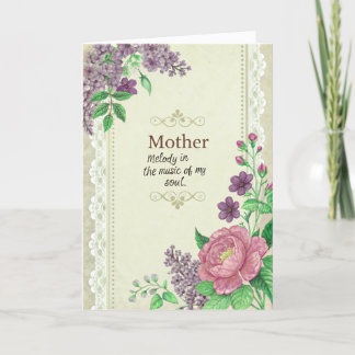 Cartão De Agradecimento Feliz Dia das Mães para o coração da nossa família