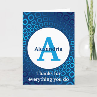 Cartão De Agradecimento Feliz dia do profissional administrativo