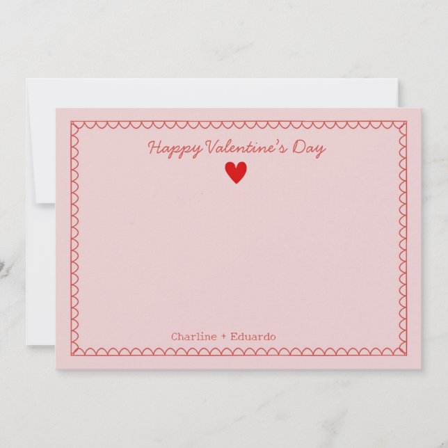 Cartão De Agradecimento Feliz Dia dos Namorados Obrigado (Frente)