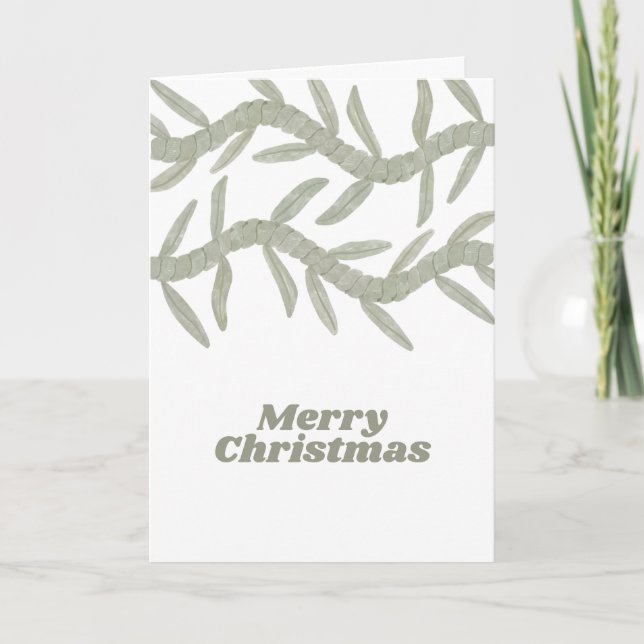 Cartão De Agradecimento Feliz Natal (Frente)