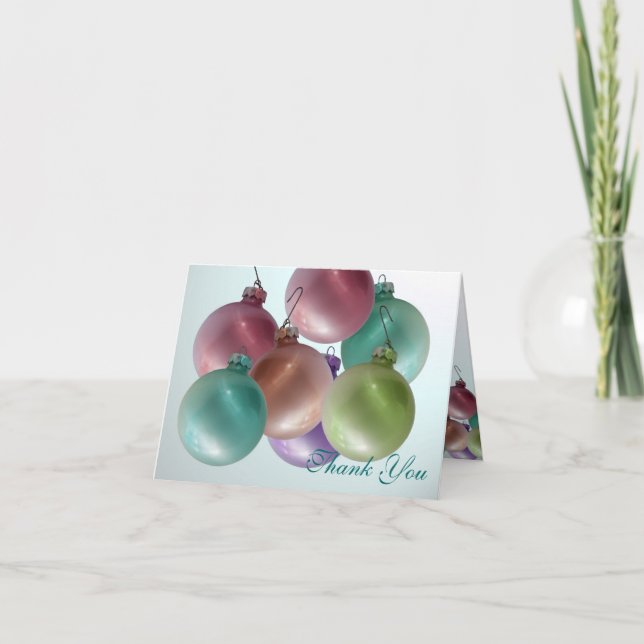 Cartão De Agradecimento Feliz Natal (Frente)