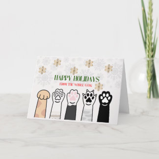 Cartão De Agradecimento Feliz Natal de toda a turma