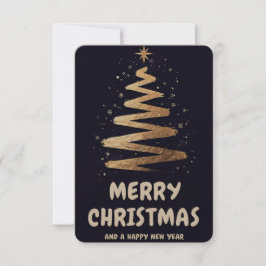 Cartão De Agradecimento Feliz Natal e Feliz ano novo!