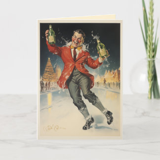 Cartão De Agradecimento Feliz Winemas Man!