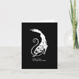 Cartão De Agradecimento Fenrir Fenris é um cão livre mitologia viking nórd