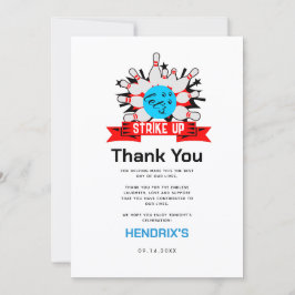 Cartão De Agradecimento Festa de 1º Aniversário das Crianças do Retro Bowl