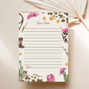 Cartão De Agradecimento Festa de aniversário de cowboy ocidental