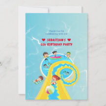 Festa de aniversário de deslizamento de água no Pa