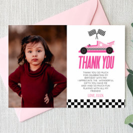 Cartão De Agradecimento Festa de aniversário de Fotografias Personalizadas