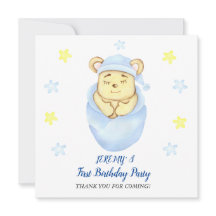 Festa de Aniversário de Menino com Tema de Urso Fo