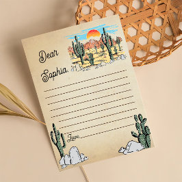 Cartão De Agradecimento Festa de aniversário Wild West Cowboy