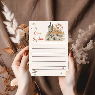 Cartão De Agradecimento Festa de aniversário Wild West Cowboy