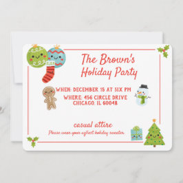 Cartão De Agradecimento Festa de Férias