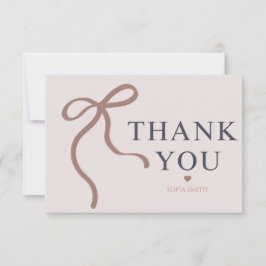 Cartão De Agradecimento Festa de formatura Elegante do Arco