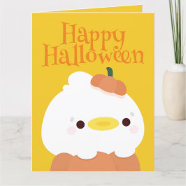 Cartão De Agradecimento Festa de Halloween Simples e Bonita