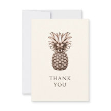 Festa tropical com abacaxi-vintage