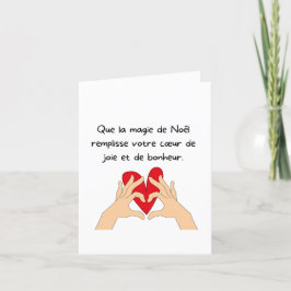 Cartão De Agradecimento Festive Wishes: Christmas Magic Greeting Card for 