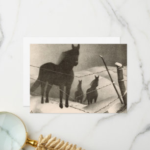 Cartão De Agradecimento Fevereiro por Grant Wood