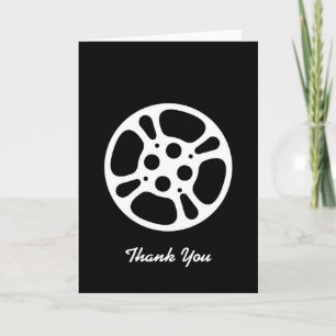 Cartão De Agradecimento Film Reel / Movie Reel Thank-You Card
