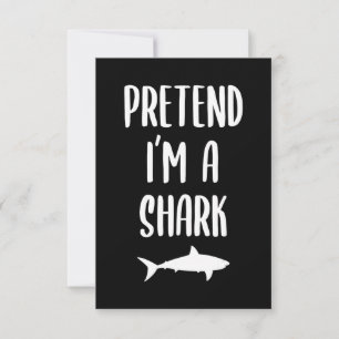 Cartão De Agradecimento Fingir que sou um Tubarão - Presentes de Sobrecar