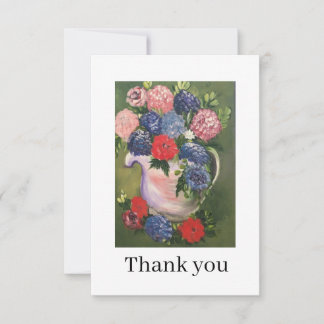 Cartão De Agradecimento Flat Thank You Card
