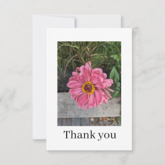 Cartão De Agradecimento Flat Thank You Card