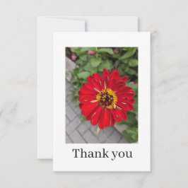 Cartão De Agradecimento Flat Thank You Card