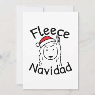 Cartão De Agradecimento Fleece Navidad