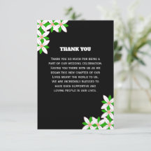 Flor de Branco Minimalista e Verde