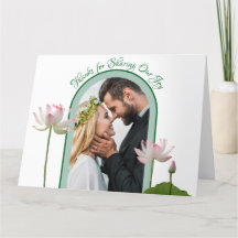 Flor de Lotus Rosa e Casamento Verde