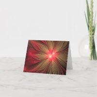 Flor fractal de fanfarrão vermelho