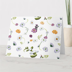 Cartão De Agradecimento Flor margarida 2