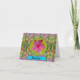 Cartão De Agradecimento Flor Rosa4