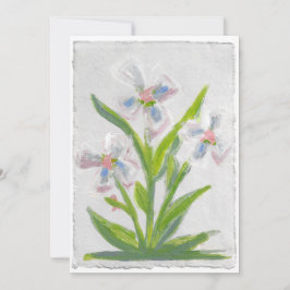 Cartão de agradecimento floral 