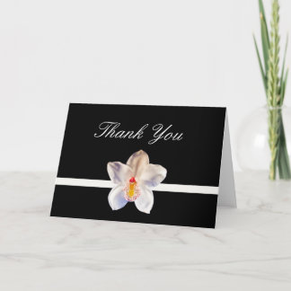 Cartão de Agradecimento Floral em Branco
