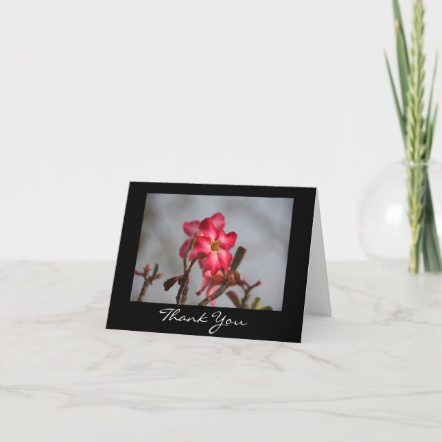 Cartão De Agradecimento Floral Obrigado (Frente)