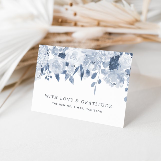 Cartão De Agradecimento Floral Personalizado Do Meio-Verão Obrigado (Criador carregado)