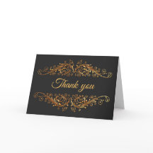 Floreio Dourado Obrigado