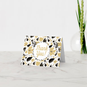 Cartão De Agradecimento Flores Amarelas Clematis - Obrigado