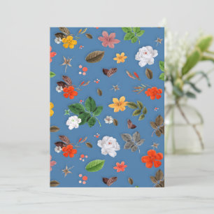 Cartão De Agradecimento Flores Amarelas e Rosas Brancas 23