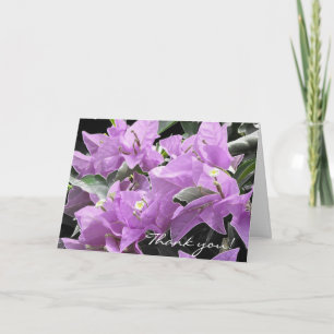 Cartão De Agradecimento Flores de lavanda