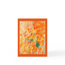 Flores Laranja de Perto