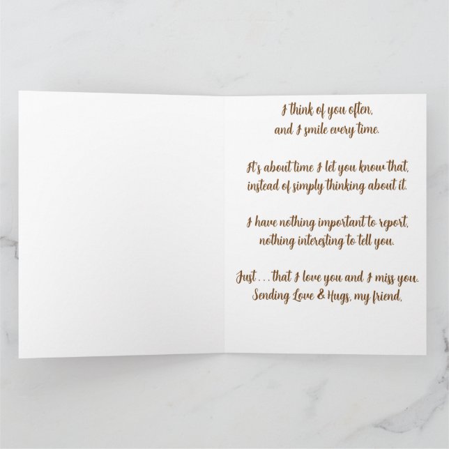 Cartão De Agradecimento Flores Rosa Elegantes pensando em sua placa dobrad (Interior)