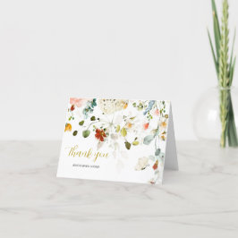 Cartão de Agradecimento FLORES SILVESTRES