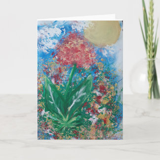 Cartão De Agradecimento Flores silvestres