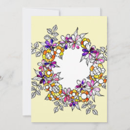 Cartão De Agradecimento Flower Ring