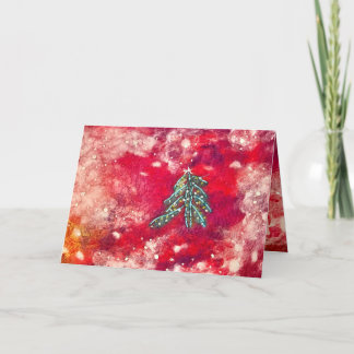 Cartão De Agradecimento Flurries de neve